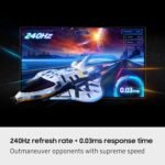 SAMSUNG 27-inch Odyssey QD-OLED G8 (G81SF), 4K, 240Hz, Gaming Monitor, 0.03ms Response Time, DisplayHDR True Black 400, AMD FreeSync™ Premium Pro, Ergonomic Stand, LS27FG810SNXZA, 2025 - Image 7