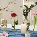 5pcs Glass Vase Cylinder Vases for Centerpieces Small Flower Glass Vases Home Decor Centerpiece Table Clear Flower Vase Decorations for Wedding＆Holiday 4,6,7.5,8,10 Inch Tall - Image 6