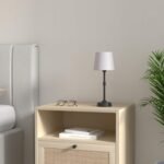 O’Bright Seraph - Cordless LED Table Lamp with Dimmer, Built-in Rechargeable Battery, 3-Level Brightness, Patio Table Lamp, Bedside Night Lamp, Ambient Light for Restaurant, Black - Image 3