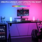 Touch Bedside Table Lamp, [Sleek Design & RGB Mode] 3 Way Dimmable Small Lamp for Bedroom, LED Lamp with Warm White Lights, Multi-Color Smart Nightstand Lamp for for Living Room Home Gifts - Image 8