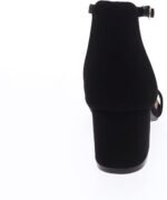 TOP Moda Darcie-1 Ankle Strap Dressy High Heel Sandal, Non-slip Sole, For Wedding, Party, Prom, Evening Wear, or Any Occasion, Sleek Style Block Heel Sandals - Image 5