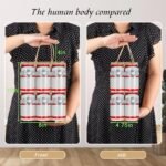 bagmad 100 Pack 8x4.75x10 Inch Plain Medium Paper Bags with Handles Bulk, Brown Kraft Craft Gift Bags, Grocery Shopping Retail Birthday Party Favors Wedding Sacks (Natural Brown, 100pcs) - Image 3