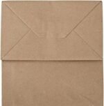 bagmad 100 Pack 8x4.75x10 Inch Plain Medium Paper Bags with Handles Bulk, Brown Kraft Craft Gift Bags, Grocery Shopping Retail Birthday Party Favors Wedding Sacks (Natural Brown, 100pcs) - Image 8