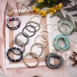 LOYALLOOK 6 Sets Bohemian Stackable Bead Bracelets for Women Stretch Bohemian Style Stretch Multilayered Boho Bracelet Set - Image 8