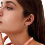 925 Sterling Silver Earrings Small Chunky Silver Earrings for Women Trendy Small Hoop Earrings Silver Hypoallergenic Earrings Small Thick Huggie Hoops Earrings for Jewelry Gifts - Image 8