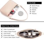 NIUEIMEE ZHOU Shoulder Bag for Women Retro Vegan Leather Classic Tote HandBags Purses with Zipper Closure - Image 4