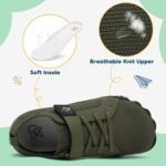 LeIsfIt Kids Girls Boys Shoes Wide Barefoot Shoes Kids Anti-Slip Sneakers Lightweight Hiking Sneakers for Toddler Little Big Kid - Image 5