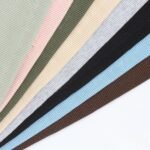 Roselux Women's Summer Scoop Neck Short Sleeve T-Shirts Ribbed Knit Slim Fitted Casual Basic Top - Image 8