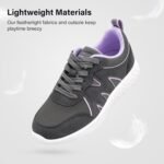 Stelle Kids Sneakers for Girls and Boys Lightweight Athletic Shoes with Non-Slip Sole and DlY Charms for School Sports Gym Tennis and Everyday Play - Image 5