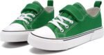 Zoroadke Toddler Boys and Girls Sneakers Low Top Adjustable Strap Canvas Shoes for Kids - Image 7