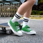 Zoroadke Toddler Boys and Girls Sneakers Low Top Adjustable Strap Canvas Shoes for Kids - Image 8