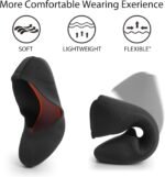 ATHMILE Women's Flat Ballet Shoes Knit Flat Shoes for Women Round Toe Slip on Women Flats for Dressy Casual Office Work Wedding Comfort Soft - Image 4