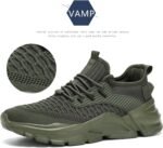 Men's Running Shoes, Non Slip, Breathable, Lightweight Fashion Sneakers, Slip Resistant Athletic Sports Walking Gym Work Shoes - Image 5