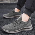 FUJEAK Men Running Shoes Men Casual Breathable Walking Shoes Sport Athletic Sneakers Gym Tennis Slip On Comfortable Lightweight Shoes - Image 8