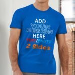 Custom T Shirts for Men Women, Design Your Own Shirt, Add Text Image Logo Personalized Cotton Tee Printed Photo Front Back - Image 3