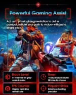 SANSUI 27 Inch Curved 240Hz Gaming Monitor FHD 1080P, 1500R Curve Computer Monitor, 130% sRGB, 4000:1 Contrast, HDR, FreeSync, MPRT 1Ms, Low Blue Light, HDMI DP Ports, Metal Stand, DP Cable Incl. - Image 6