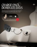 GTPLAYER Gaming Chair with Speakers, Video Game Chairs with Footrest, PC Gamer Chairs for Adults - Padded High Back Ergonomic Reclining Silla Gamer, Linkage Armrest, Ace Pro, Ivory - Image 7