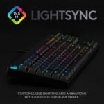 Logitech G PRO Mechanical Gaming Keyboard, Ultra Portable Tenkeyless Design, Detachable Micro USB Cable, 16.8 Million Color LIGHTSYNC RGB Backlit Keys - Image 7