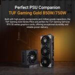 ASUS TUF Gaming GeForce RTX ™ 5060 8GB GDDR7 OC Edition Gaming Graphics Card (PCIe® 5.0, HDMI®/DP 2.1, 3.1-Slot, Military-Grade Components, Protective PCB Coating, axial-tech Fans) - Image 6