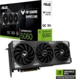 ASUS TUF Gaming GeForce RTX ™ 5060 8GB GDDR7 OC Edition Gaming Graphics Card (PCIe® 5.0, HDMI®/DP 2.1, 3.1-Slot, Military-Grade Components, Protective PCB Coating, axial-tech Fans) - Image 9