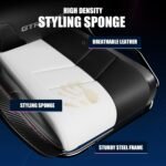 GTRACING Gaming Chair with Speakers Bluetooth Music Video Game Chair Audio Ergonomic Design Heavy Duty Office Computer Desk Chair (Black) - Image 9