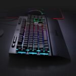 Redragon K512 Shiva RGB Backlit Membrane Gaming Keyboard with Multimedia Keys, Linear Mechanical-Feel Switch, 6 Extra On-Board Macro Keys, Dedicated Media Control, Detachable Wrist Rest - Image 8
