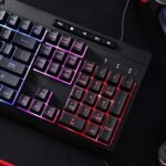 Redragon K512 Shiva RGB Backlit Membrane Gaming Keyboard with Multimedia Keys, Linear Mechanical-Feel Switch, 6 Extra On-Board Macro Keys, Dedicated Media Control, Detachable Wrist Rest - Image 9