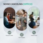 Yealink BH70 Wireless Bluetooth Headset with Microphone for Work, up to 35h Talking Battery Life, 3-Mic, 147g Lightweight Microsoft Teams Certified Headphone for Open Office, USB-C to A - Image 10