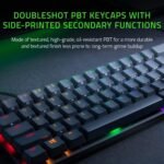 Razer Huntsman Mini 60% Gaming Keyboard: Clicky Optical Switches - Rapid Trigger Mode - Chroma RGB Lighting - PBT Keycaps - Onboard Memory - Snap Tap - Classic Black - Image 4