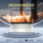 Hp Ultrabook 14 Laptop with Free Microsoft 365 • 16GB RAM • Intel 4-Core CPU • 1.1TB Storage (64GB OnBoard w/ 64GB External + 1TB OneDrive) • Windows 11 w/o Earphones • White - Image 3