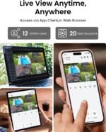 REOLINK 4K Security Camera System, RLK16-800B8 8pcs H.265 PoE Wired with Person Vehicle Detection, 8MP/4K 16CH NVR with 4TB HDD for 24-7 Recording - Image 8