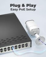 REOLINK 4K Security Camera System, RLK16-800B8 8pcs H.265 PoE Wired with Person Vehicle Detection, 8MP/4K 16CH NVR with 4TB HDD for 24-7 Recording - Image 9