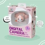 Kidamento Kids Digital Camera & Video Camcorder with Touchscreen, Soft Silicone Casing, Detachable Lens Cap, 32GB Memory Card - Model K Meowie The Cat - Image 9