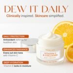 Vitamin C & Collagen Face Moisturizer - Dermatologist Tested, Anti-Aging, Skin Tightening - Brightening, Clean Beauty, Cruelty-Free, Korean Skincare for All Skin Types - 1.69 Fl oz - Image 4