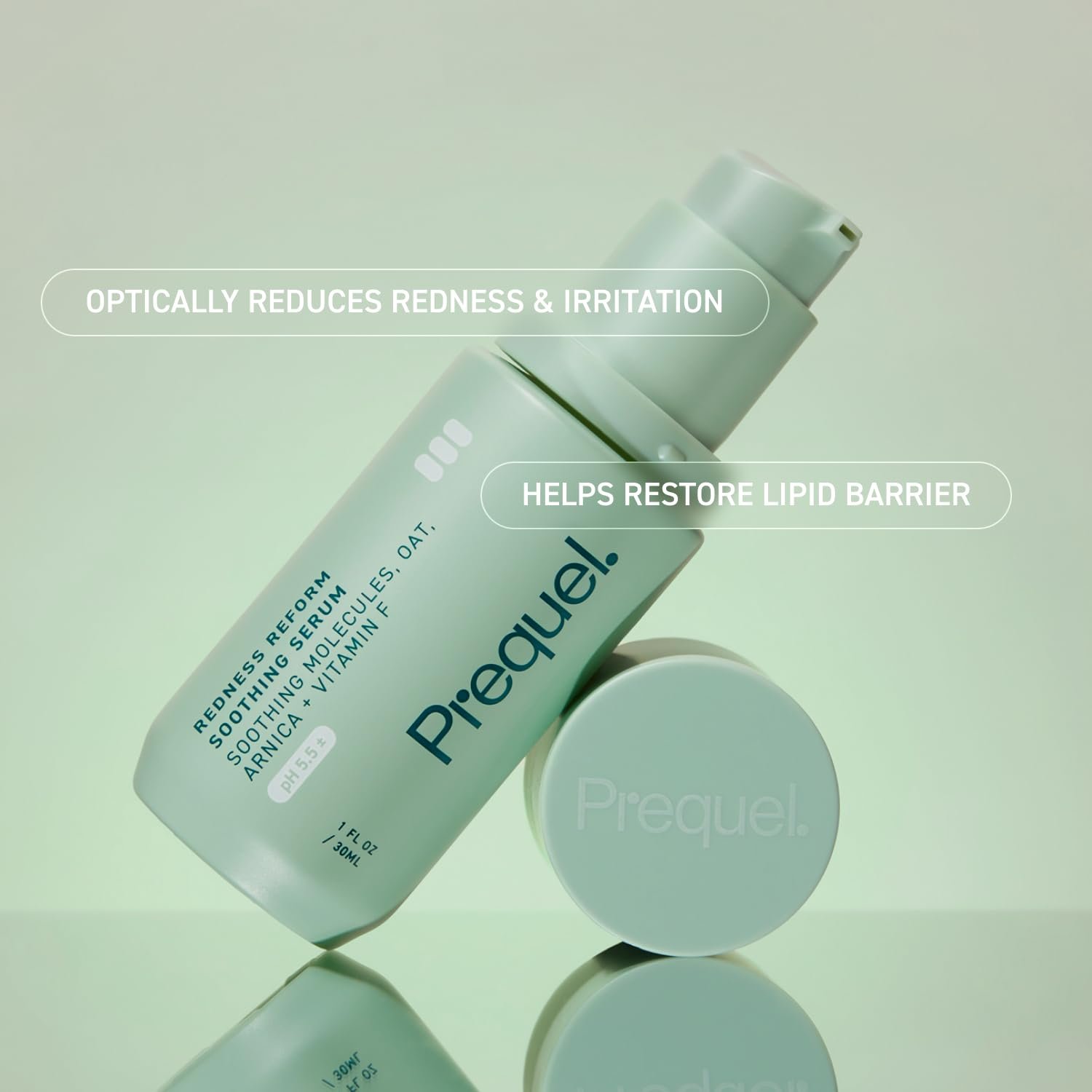 Prequel Skin Redness Reform, Calming Serum for Face. Advanced Clinical Optical Corrector for Redness and Discomfort. Soothing Face Serum with Oat Extract for Sensitive Skin. 1oz Pump - Image 6