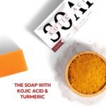 Kojic Acid Soap, Turmeric Soap Bar for Dark Spots, Fresh Citurs Scent, Gentle for Face and Body Wash with Vitamin C, Shea Butter, Retinol, Olive Oil, Collagen (3 PACK) - Image 6