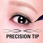 Heorine Make by Kissme Waterproof Smooth Liquid Eyeliner, Japanese Eye Makeup for Smudge-free, Super Keep 01 Jet Black - Image 8