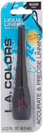 L.A. COLORS Thin Tip Liquid Liner (carded), Black CBLE326 - Image 5