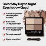 Revlon Eyeshadow Palette by Revlon, ColorStay Day to Night Up to 24 Hour Eye Makeup, Velvety Pigmented Blendable Matte & Shimmer Finishes, 555 Moonlit, 0.16 Oz, 555 Moonlit, 0.16 oz - Image 6