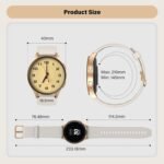 Smart Watch for Women, Built-in Alexa, GPS, HRV, VO2 Max, Blood Oxygen, Sleep & Stress Monitor, Compass, Altimeter, 1.32" AMOLED, Fitness & Women’s Health, iOS Compatible - Image 10