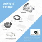 COMFEE' Countertop Dishwasher, Portable Dishwasher with 6L Built-in Water Tank, Mini Dishwasher with More Space Inside, 7 Programs, UV Hygiene& Auto Door Open, for Apartments, Dorms& RVs, White - Image 11