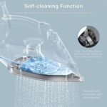 Steam Iron for Clothes, 1800W with 20.28oz Water Tank,Ceramic Soleplate,3-Way Auto-Off, 20s Fast Heat-up,Burst of Steam, Precision Tip,Self-Clean, Anti-Calc, Vertical Steamer for All Fabrics - Image 6