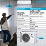 Daikin 18,000 Btu 21 SEER2 Oterra Series Ductless Mini-Split Wall Mount Heat Pump Air Conditioner - R32 w/Installation Kit, 1/2 Whip, 30A Disconnect and Wall Bracket - Image 4