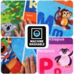 QUOKKA Baby Play Mat for Floor – Super Soft Plush Surface ABC Rug for Toddlers & Infants – Extra Thick (0.3in) Non-Slip Padded Nursery Mat for Crawling & Fun – Foldable Gift Rug - Image 8