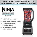 Ninja BN701 Professional Plus Blender, 1400 Peak Watts, 3 Functions for Smoothies, Frozen Drinks & Ice Cream with Auto IQ, 72-oz.* Total Crushing Pitcher & Lid, Dark Grey - Image 7
