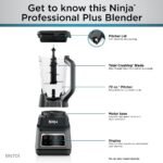 Ninja BN701 Professional Plus Blender, 1400 Peak Watts, 3 Functions for Smoothies, Frozen Drinks & Ice Cream with Auto IQ, 72-oz.* Total Crushing Pitcher & Lid, Dark Grey - Image 11