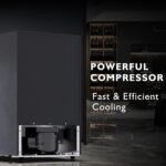 24 Bottle Mini Fridge, Small Freestanding Wine Cooler Refrigerator for Red and White with 40-66F Digital Temperature Control Glass Door - Image 7