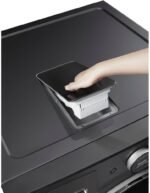 5.0 cu. ft. Mega Capacity Smart Front Load Electric All-in-One Washer Dryer Combo with TurboWash360 WiFi in Black Steel - Image 8