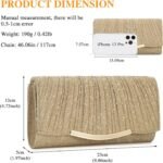 UBAYMAX Evening Bag Clutch Purses for Women Lady Girl Handbags Crossbody Bag Wedding Bag for Prom Party Wedding Engagement - Image 3