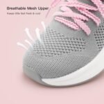 Stelle Girls Sneakers Kids Tennis Running Walking Shoes Slip-On Athletic Non Slip Lightweight Breathable Sport Shoes for Little/Big Kid - Image 4